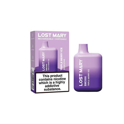 Lost Mary 3500 Puffs Disposable Vapes Pen Bar Box Of 10