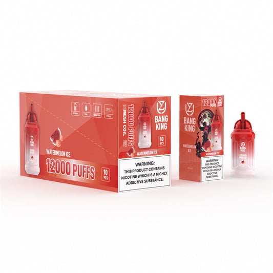 UZY Bang King 12000 Puffs 0% 2% 3% 5% Nicotine  Disposable Pod 14 Flavors