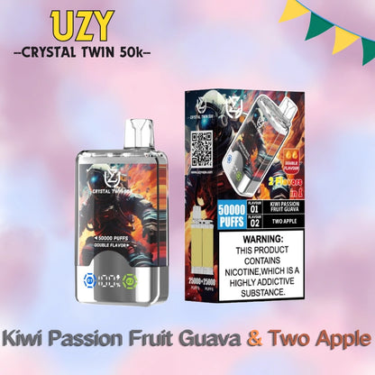 UZY Crystal Twin 50K Dual Flavors High Repurchase Rate Special Offer