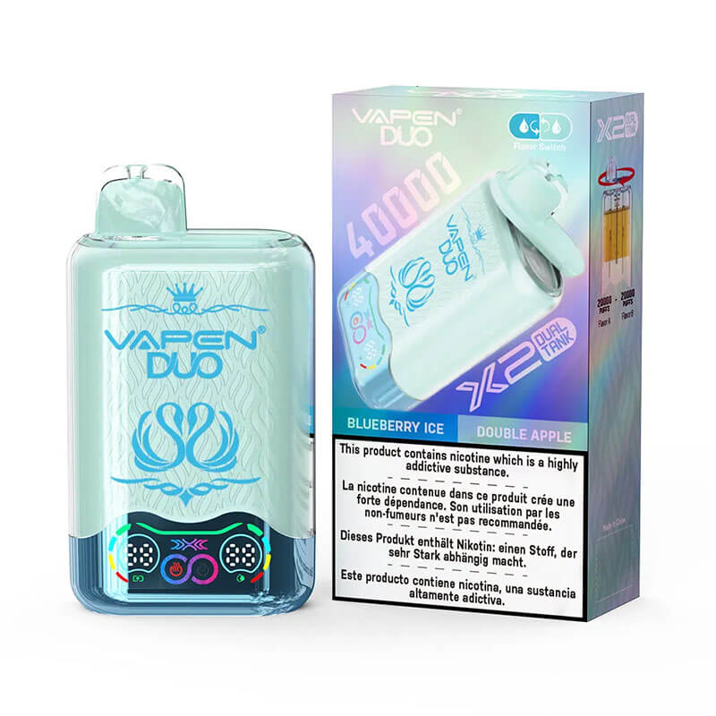 VAPEN DUO 40000 Puffs Vape - 40ml E-liquid, 2%-5% Nicotine, 12 Flavors
