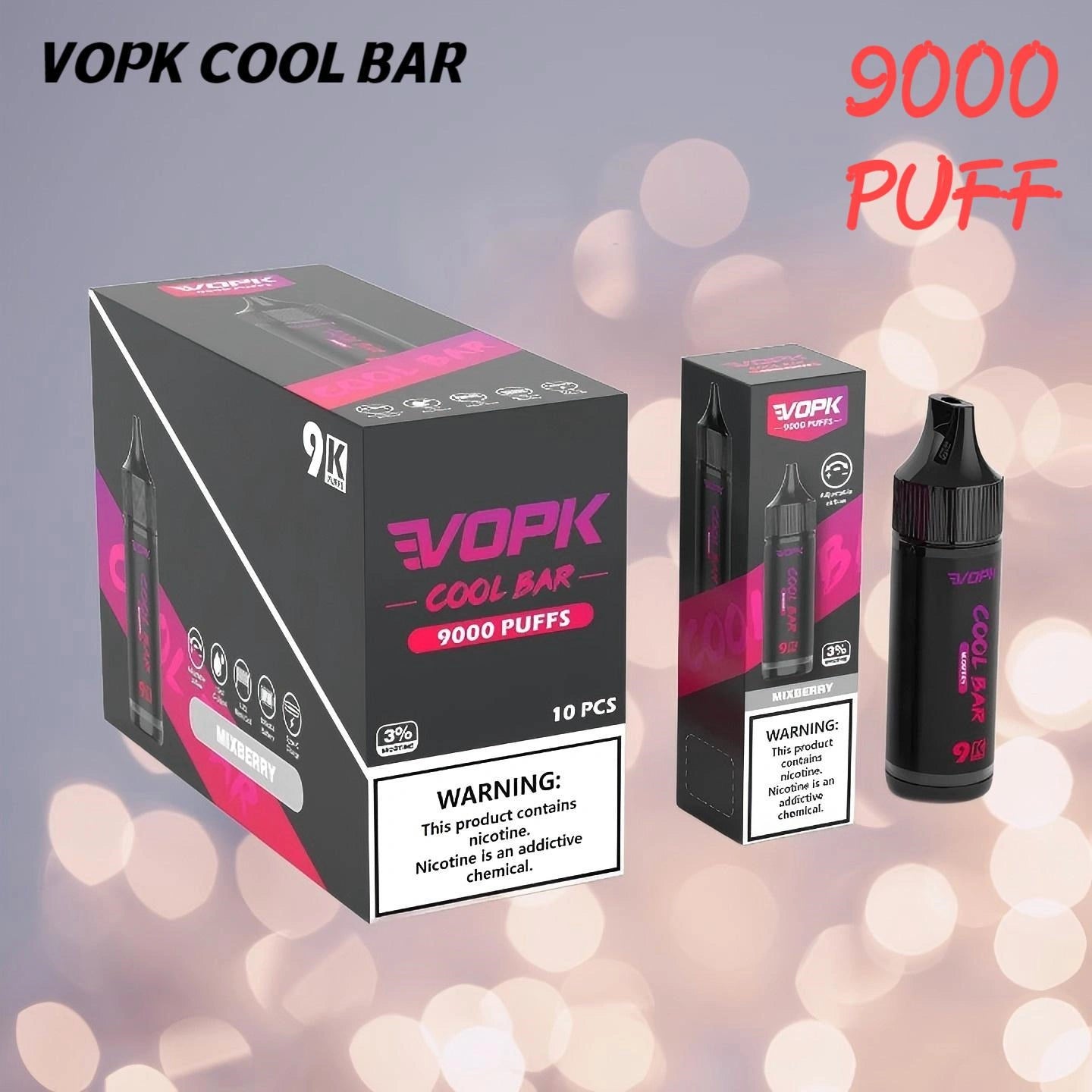 VOPK COOL BAR 9000 Puffs Wholesale Price Discount Sale