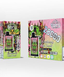 Bang 28000 Puffs Disposable Vape(0% to 5% Nicotine) - 30ml E-Liquid, 650mAh Battery 12 Flavors