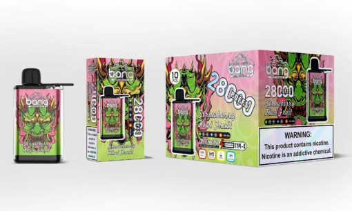 Bang 28000 Puffs Disposable Vape(0% to 5% Nicotine) - 30ml E-Liquid, 650mAh Battery 12 Flavors