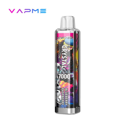 VAPME CRYSTAL 7000 PUFF Disposable Vape 14ML  650mAh 30 Flavors In Sales.