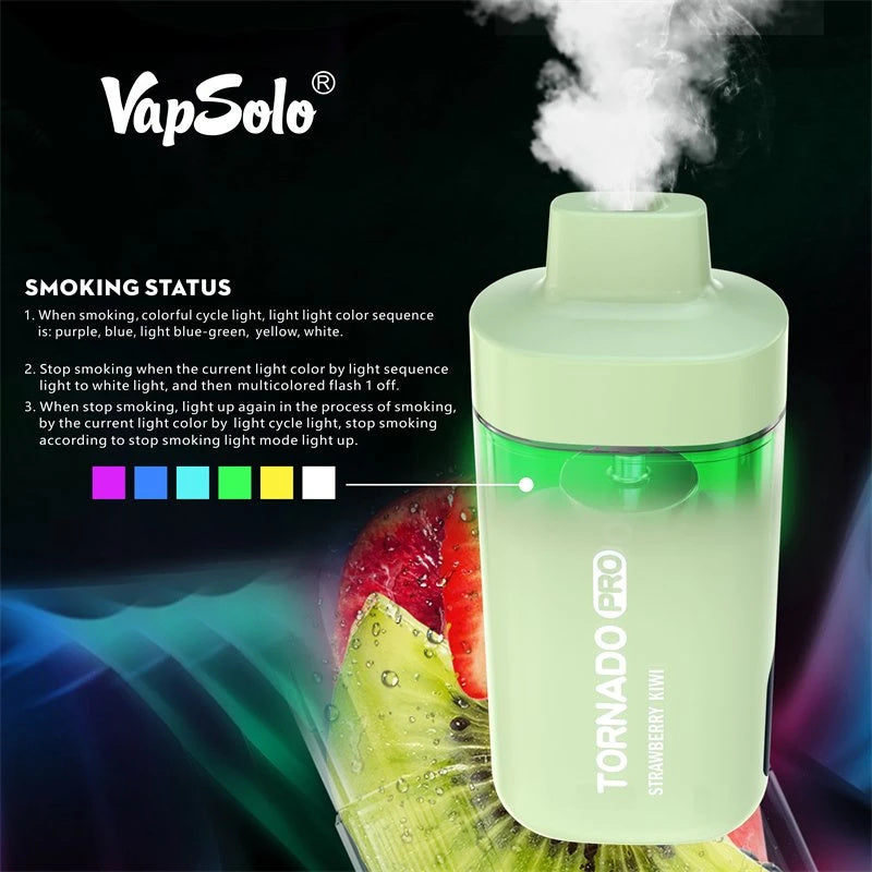 Vapsolo Viking 12000 Puffs - 22mL, 5% Nicotine, 15 Fruit Flavors