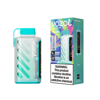 Vozol Gear Power 20000 Puffs Disposable Vape-650mAh Battery, 20ml E-liquid, Multiple Nicotine 10 Flavors