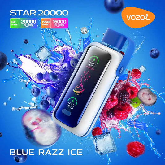 Vozol Star 20000 puff Disposable Vape 20 Flavors   650mAh In Sales EU warehouse