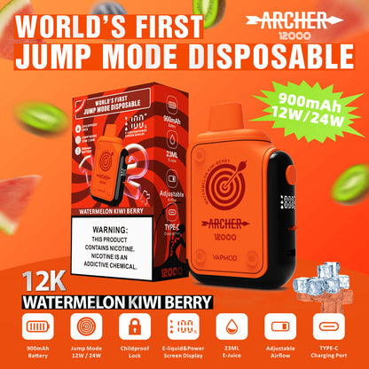VAPMOD ARCHER 12000 Puffs Disposable Vape Wholesale