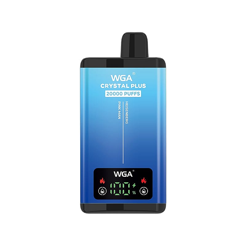 WGA Vape Crystal Pro Max 20000 20k Puffs | Dual Flavors & Switch Taste-650mAh Battery, 30ml E-liquid, Multiple Nicotine 17 Flavors