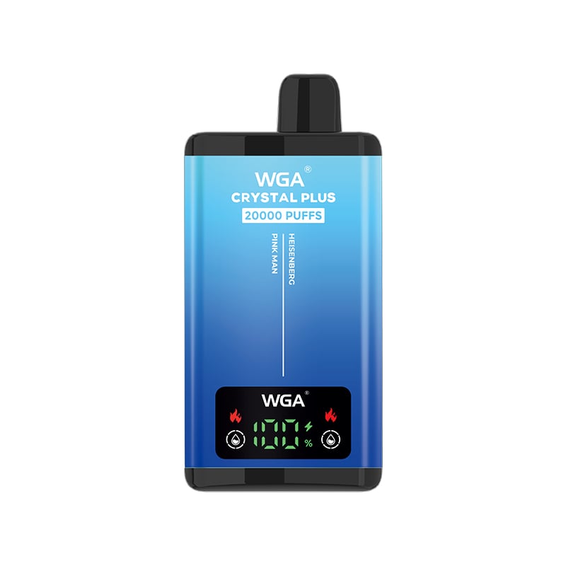 WGA Vape Crystal Pro Max 20000 20k Puffs | Dual Flavors & Switch Taste-650mAh Battery, 30ml E-liquid, Multiple Nicotine 17 Flavors