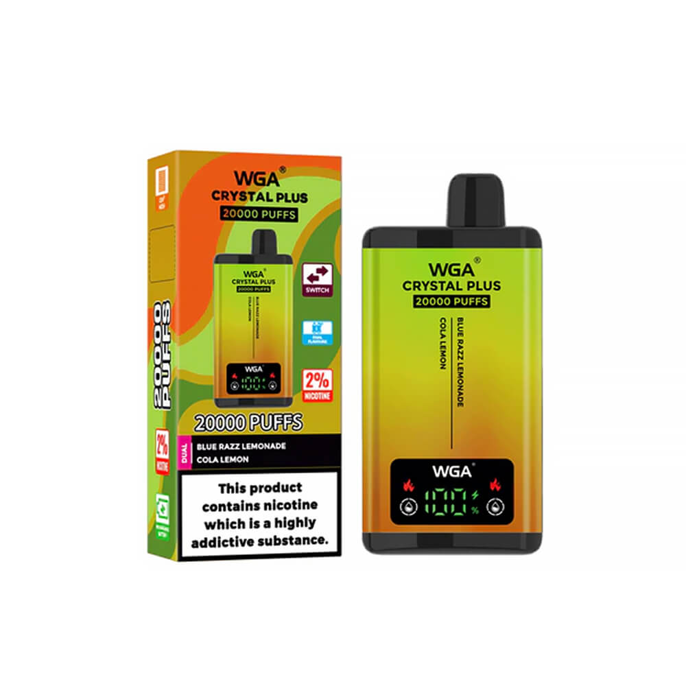 WGA Crystal plus 20000 Puffs Disposable Vape In Sales