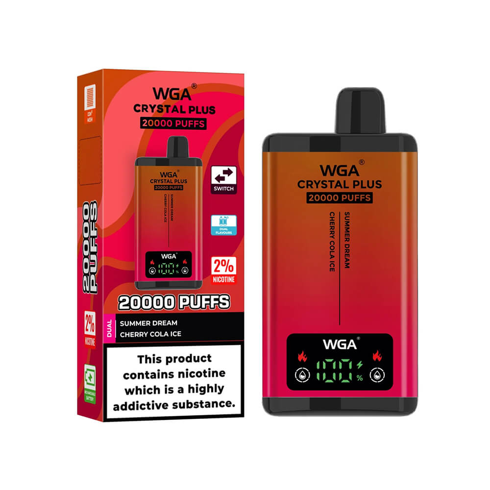 WGA Crystal plus 20000 Puffs Disposable Vape In Sales