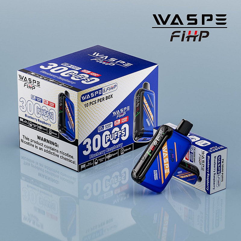 Waspe FIHP 30K Puffs Disposable Vape – LED Display, Adjustable Airflow, Dual Mesh Coils