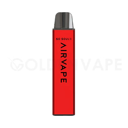 10 Pieces So Soul AIRVAPE Bar 600 Puff Disposable Vape Nic Salt 20mg