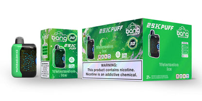 Bang Starry  25000 Puffs 25K Smart Full Screen Turn Ice Wholesale Disposable Vape Puff  Prefilled Pod