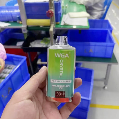 WGA Crystal PRO MAX EXTRA 15000 puffs Disposable Vape In Sales-850mAh Battery, 25ml E-liquid, Multiple Nicotine 30 Flavors