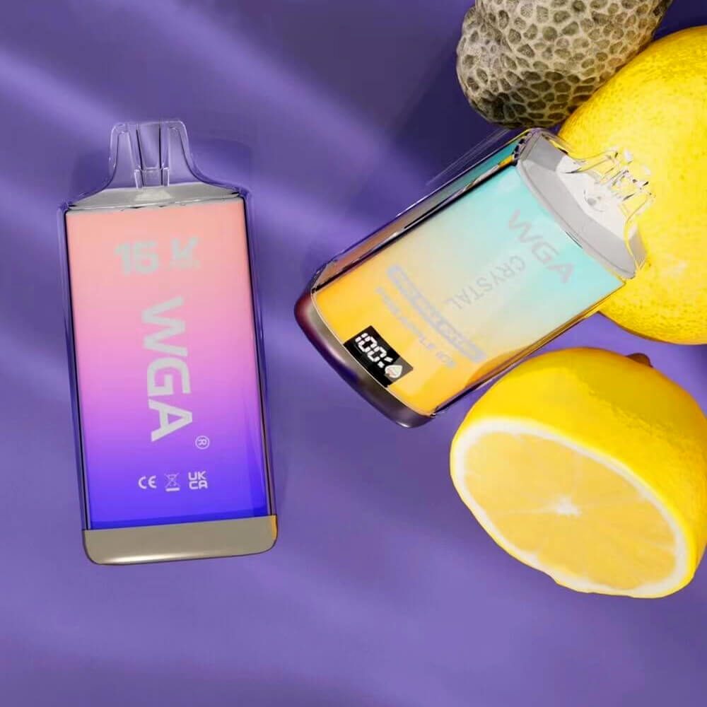 WGA Crystal PRO MAX EXTRA 15000 puffs Disposable Vape In Sales-850mAh Battery, 25ml E-liquid, Multiple Nicotine 30 Flavors