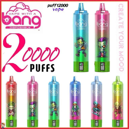 Disposable Vape Bang Blaze 20000 Puffs E Cigarette Pod Puff 20k Smart Screen Display Vaper