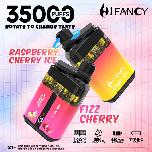 HIFANCY TWINS 35000 Puffs Disposable Vape Wholesale