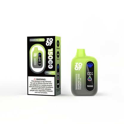 ZOOY DIAMOND 15000 Rechargeable Disposable Vape – 15000 Puffs, Mesh Coil, 550mAh Battery