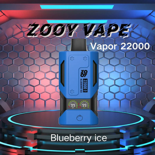 ZOOY VAPE 22000 Puffs Disposable - 30mL, 650mAh, 10 Flavors (0%-5%)