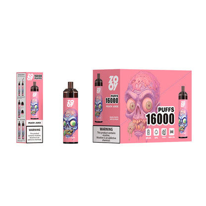 Zooy Tornado 16000 Puffs E Vape Electronic Smoking Cigarette Disposable Puff 15k 16k