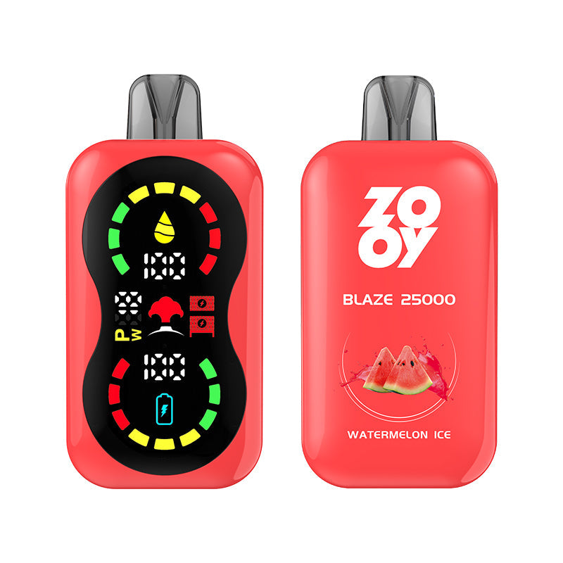 Zooy Blaze 25k Puff 25000 Pod Bar Digital Box Disposable Vape