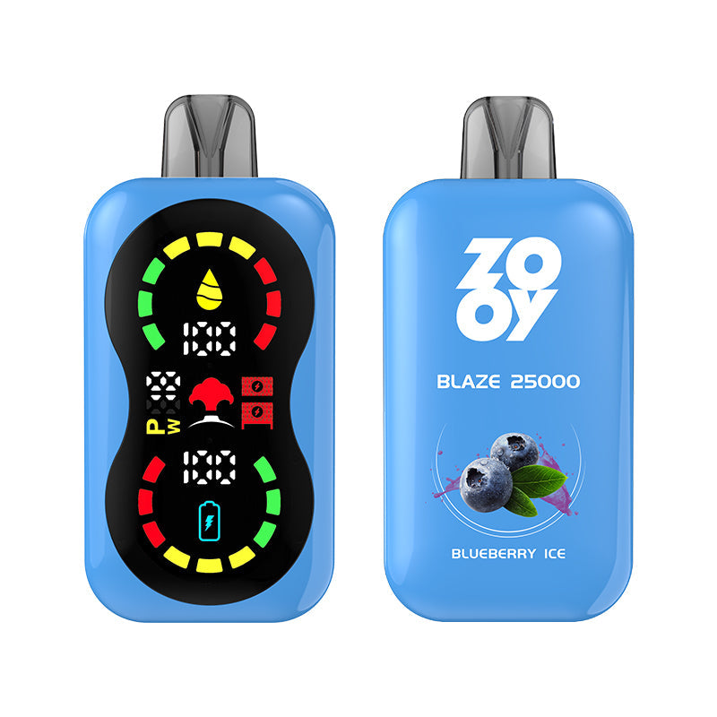 Zooy Blaze 25k Puff 25000 Pod Bar Digital Box Disposable Vape
