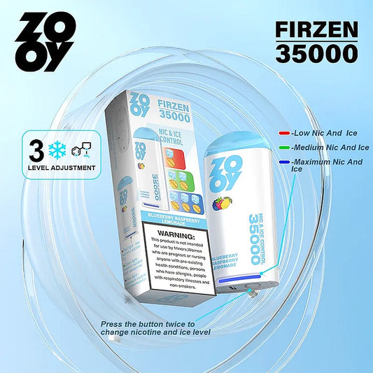 ZOOY FIRZEN 35000 Puffs Nic&Ice Control Disposable Vape