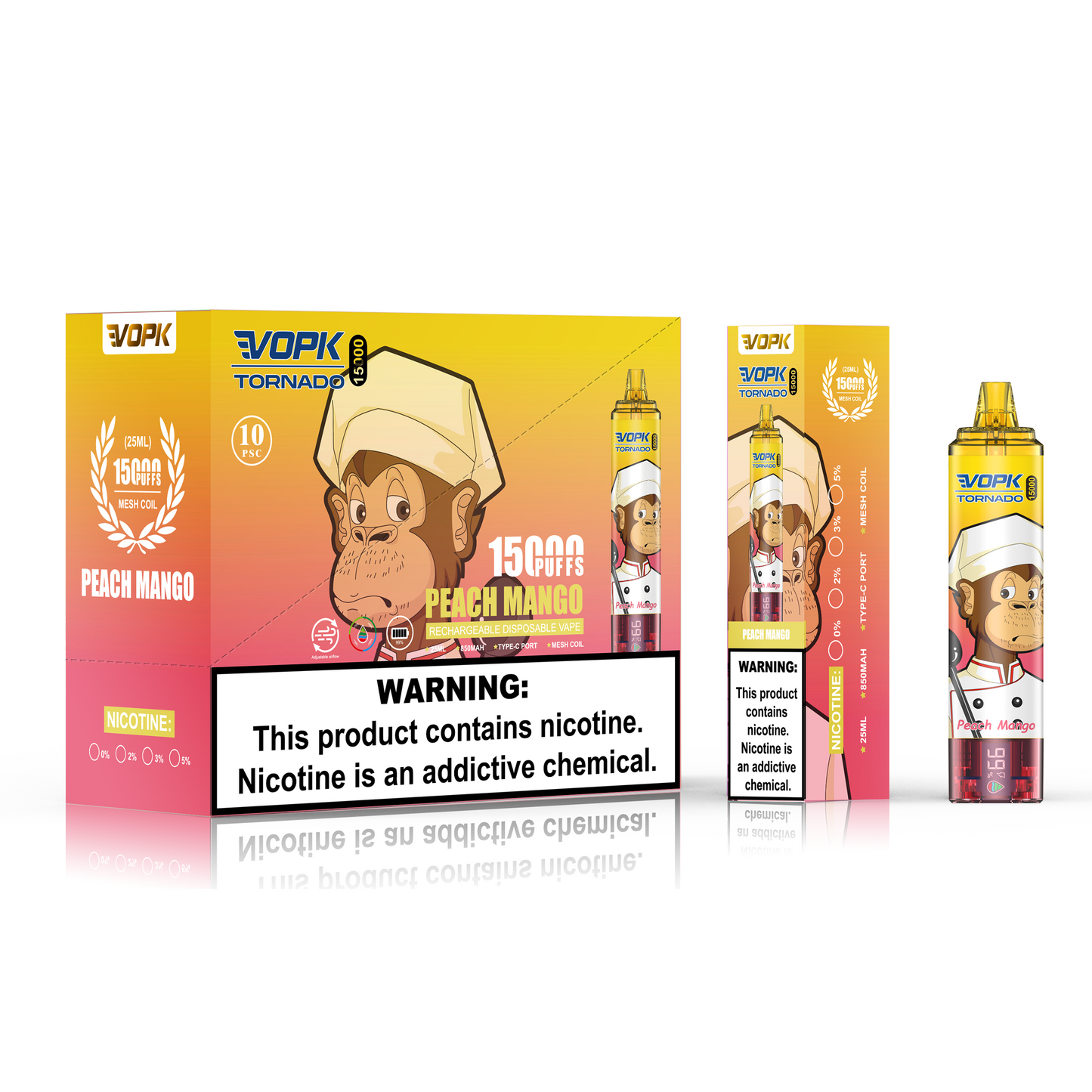 VOPK Tornado 15000 Puffs Disposable Vape Wholesale