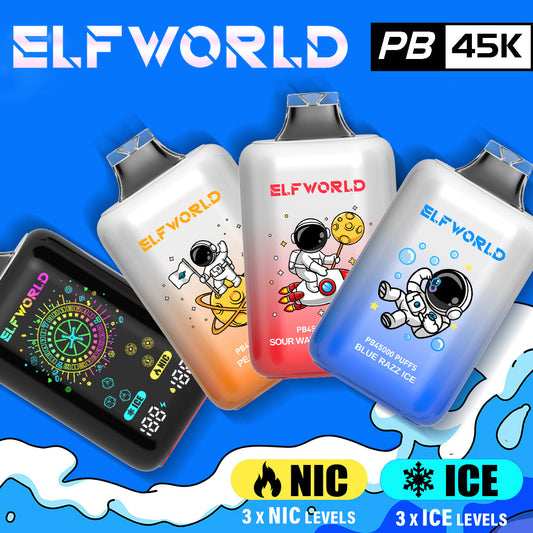 ELF WORLD PB45000 Puffs Disposable Vape Wholesale