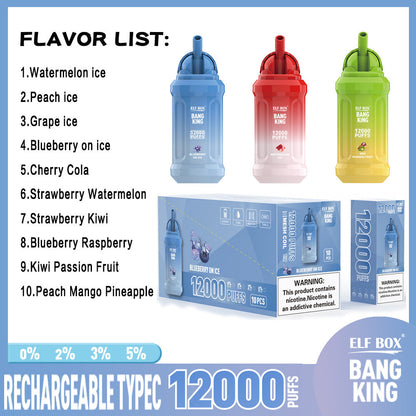 ELF BOX 12000Puffs Disposable Vape Wholesale