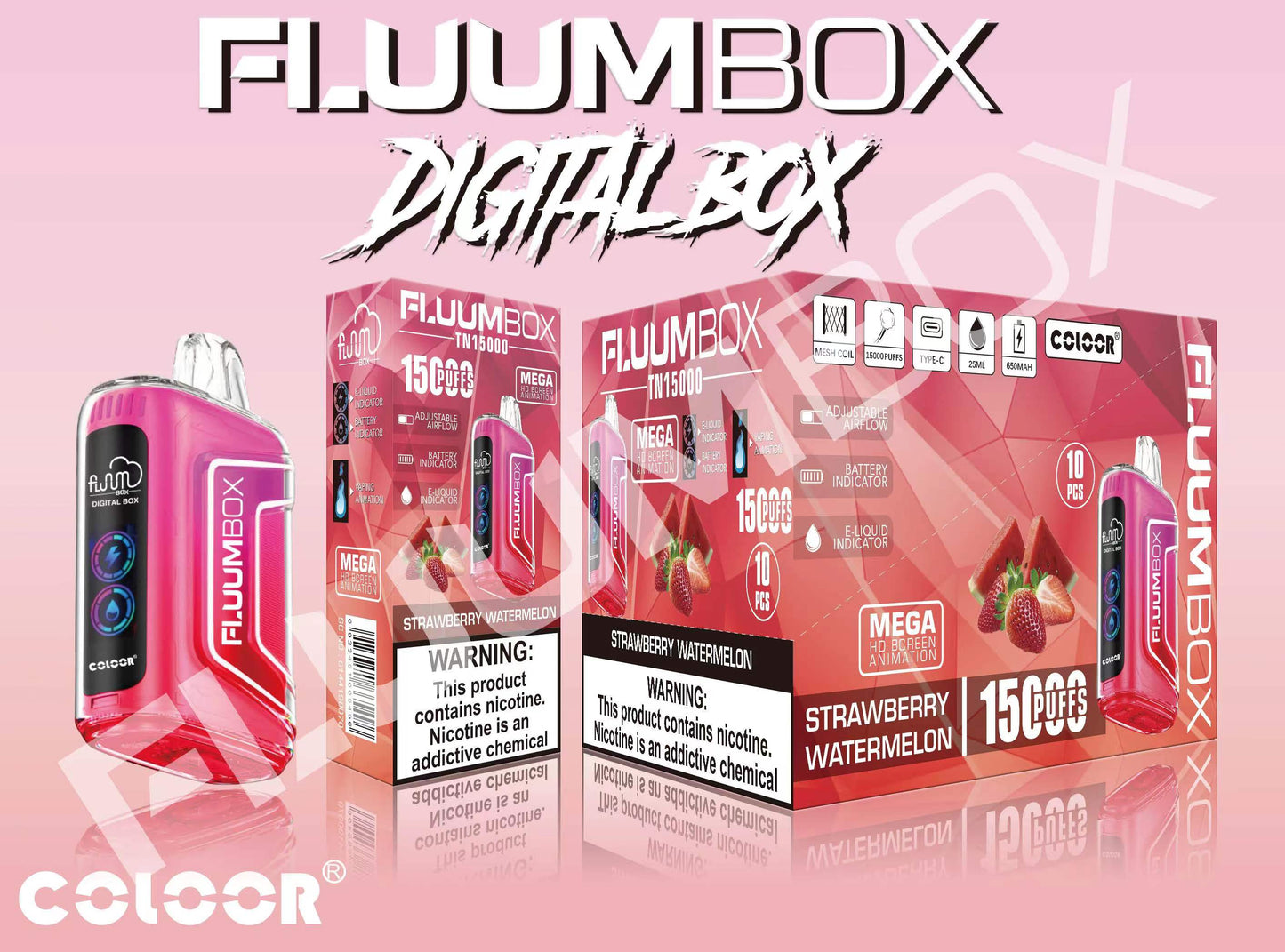 FLUUM BOX 15000 Puffs Disposable Vape Wholesale