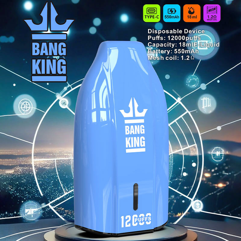 Bang King 12000 Puffs Disposable Vape - 12ml E-Liquid, 600mAh Battery