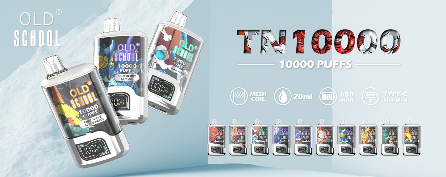 OLD School TN10000 Puffs Disposable Vape Wholesale