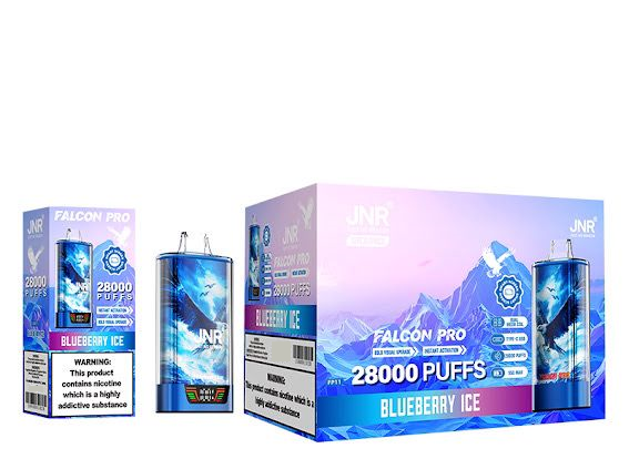 JNR Falcon Pro 28k Puffs Disposable Vape-950mAh Battery, 30ml E-liquid, Multiple Nicotine 19 Flavors
