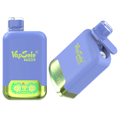 VapSolo Twins 20K Puffs Disposable Vape | Dual Flavors,Airflow Control,Smart Display Screen