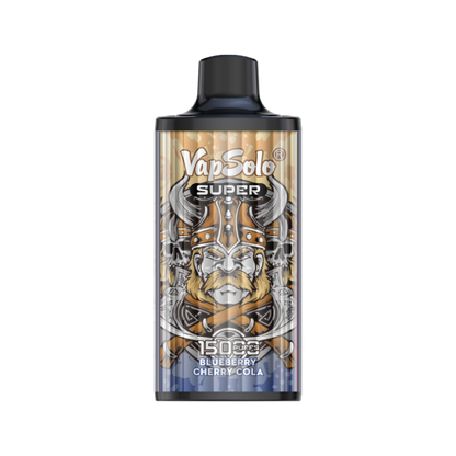 VapSolo Super 15K Puffs Disposable Vape | Ajustable Airflow,Mesh Coil,Type-C Port