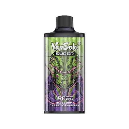 VapSolo Super 15K Puffs Disposable Vape | Ajustable Airflow,Mesh Coil,Type-C Port