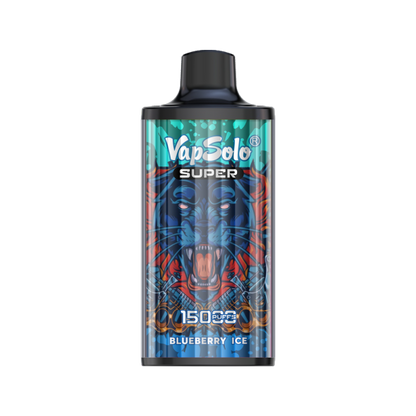 VapSolo Super 15K Puffs Disposable Vape | Ajustable Airflow,Mesh Coil,Type-C Port
