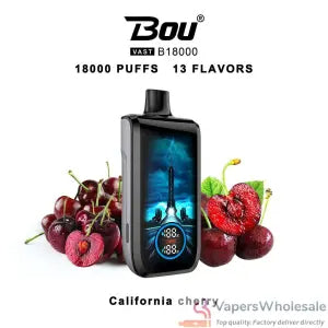 BOU VAST 18000 Puffs Disposable Vape Wholesale-22ml E-liquid，Multiple Nicotine 13 Flavors