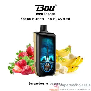 BOU VAST 18000 Puffs Disposable Vape Wholesale-22ml E-liquid，Multiple Nicotine 13 Flavors