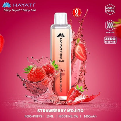 Hayati Pro Max 4000 Puffs - Box of 10 0mg