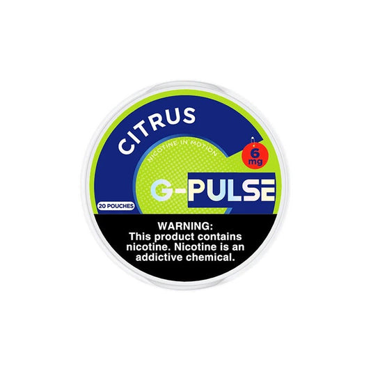 G-Pulse Citrus Nicotine Pouches (20 Pouches/Pack)