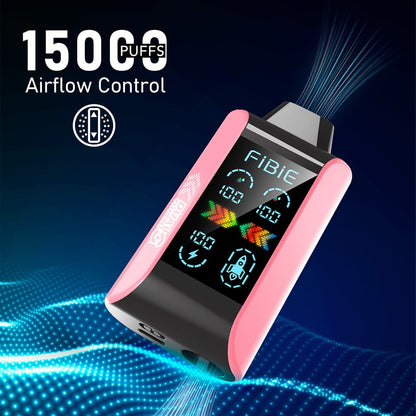 GRAPE ICE & MANGO -FIBIE 15000 PUFFS Dual Flavors Disposable Vapor Wands(15000 PUFFS)