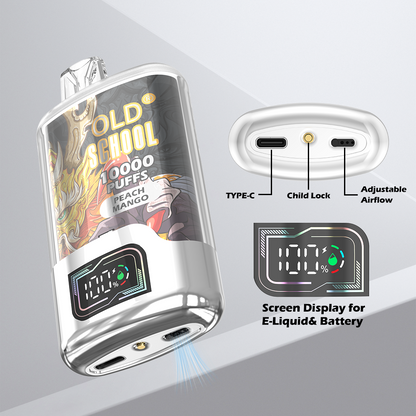 OLD School TN10000 Puffs Disposable Vape Wholesale