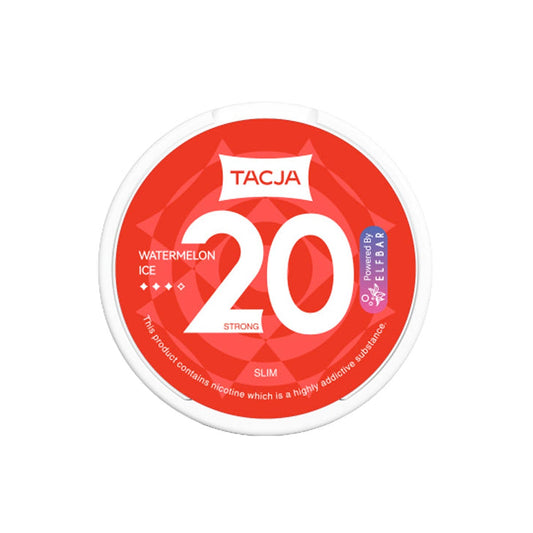 Watermelon Ice Elf Bar TACJA Nicotine Snus Pouches 20mg