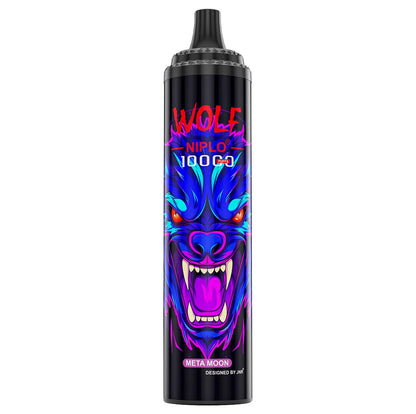 JNR Wolf Niplo 10000-650mAh Battery, 20ml E-liquid, Multiple Nicotine 18 Flavors
