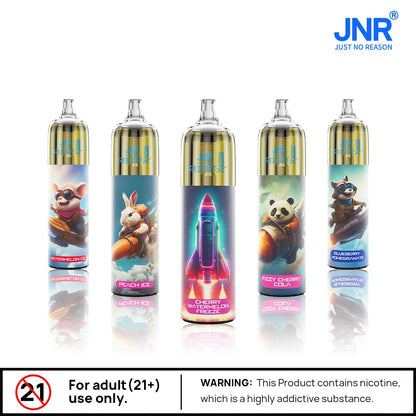 JNR Rocket X 12400 Puffs Disposable Vape-850mAh Battery, 22ml E-liquid, Multiple Nicotine 21 Flavors
