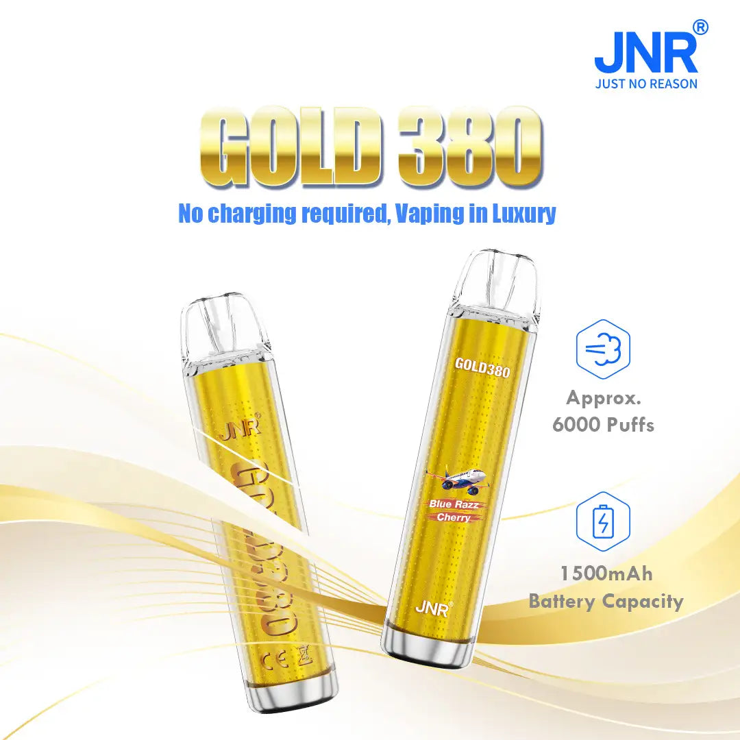 JNR Gold 6000 Puffs Disposable Vape (Box of 10)